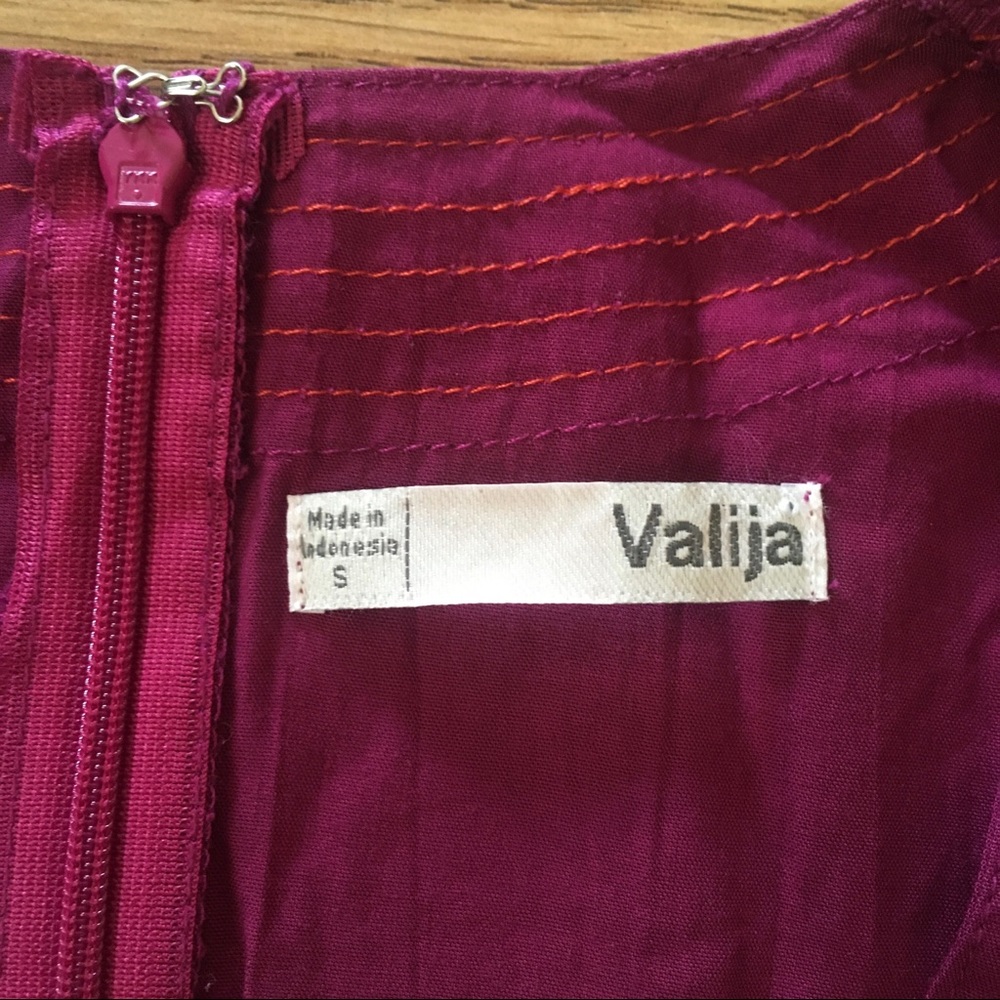 Valija Boho Magenta Pink Party Dress - Picture 3 of 6